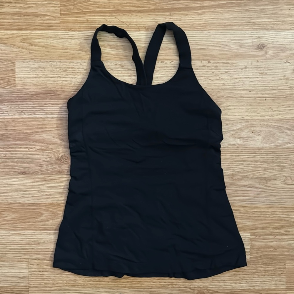 lululemon athletica Black Racerback Tank Top